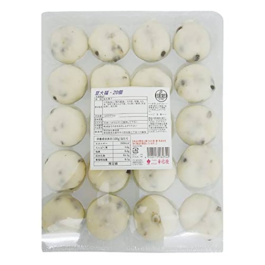 Amazon | 豆大福 約60g×20個入 23133 | ノーブランド品 | 大福 通販